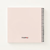 フリダカーロ |フリダモジ – サル ノートブック (裏面)