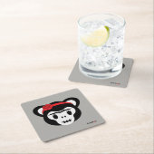 フリダカーロ |フリダモジ – 死んだサルの日 スクエアペーパーコースター (インサイチュ)