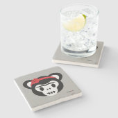 フリダカーロ |フリダモジ – 死んだサルの日 ストーンコースター (横)