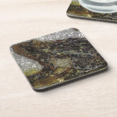 フリダカーロFKスタイルフ絵画ロッグズ コースター (左側)