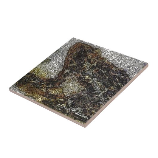 フリダカーロFK-スタイルフロッグ絵画ズ タイル (側面)