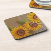 フリダカー絵を描ロヒンフラワー コースター (左側)