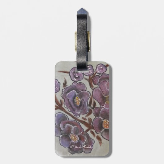 フリダカー絵を描ロフラーズ ラゲッジタグ (裏面縦)