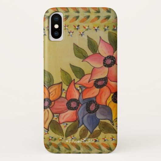 フリダカー絵を描ロフローレス Case-Mate iPhoneケース (裏面)