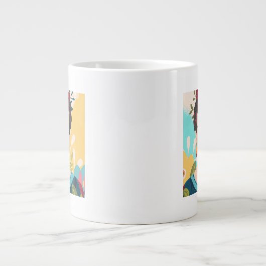 フリダズガーデンコレクション ジャンボコーヒーマグカップ (正面)