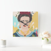 フリダズガーデンコレクション スクエア壁時計 (ホーム)