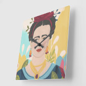 フリダズガーデンコレクション スクエア壁時計 (傾斜)