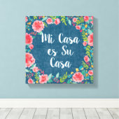 フリダ八世のように | Mi Casa es Su Casa キャンバスプリント (インサイチュ (ウッドフロア))