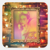 フリダ・カホのシリーズ#7 スクエアシール (正面)