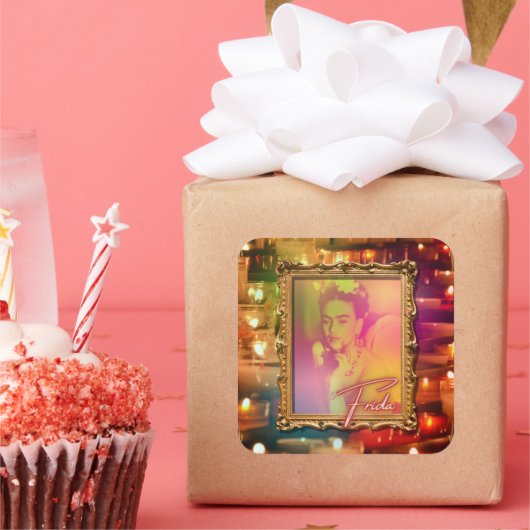 フリダ・カホのシリーズ#7 スクエアシール (パーティー)