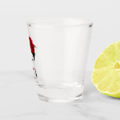 フリダ・カホロ・メキシコ女性ポートレートのショットグラス   ショットグラス (右)