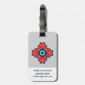 フリダ·カーロ|カラベラ ラゲッジタグ (裏面縦)