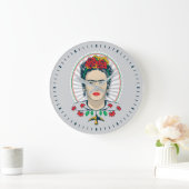 フリダ·カーロ|ヴィンテージフローラ ラージ壁時計 (ホーム)