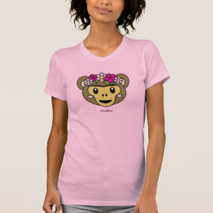 フリダ·カーロ FridaMoji -サル Tシャツ