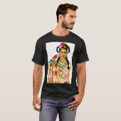 フリダ(ショカラフルール&パロットクラシック付) T-Shi Tシャツ (正面フル)