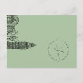 フリッカーズロンドン色トーンスケッチ葉書 ポストカード (正面)