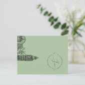 フリッカーズロンドン色トーンスケッチ葉書 ポストカード (スタンド正面)