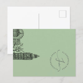 フリッカーズロンドン色トーンスケッチ葉書 ポストカード