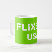 フリックスバスマグ コーヒーマグカップ (正面左)