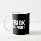 フリック警察 – おもしろい抗議 コーヒーマグカップ (左)