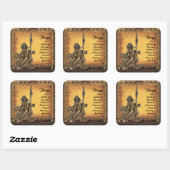 フリッグ2ステッカー スクエアシール (シート)