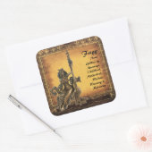 フリッグ2ステッカー スクエアシール (封筒)