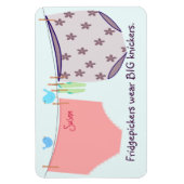 フリッジピッおもしろいカーPremium Flexi Magnet マグネット (縦)