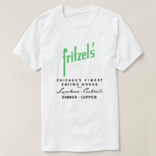 フリッツェルのレストラン，州&レイク，シカゴ， IL Tシャツ