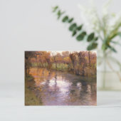 フリッツタウロー川の土手の果樹園 ポストカード (スタンド正面)