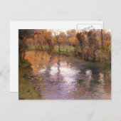 フリッツタウロー川の土手の果樹園 ポストカード (正面/裏面)