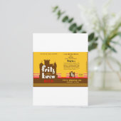 フリッツ醸造コーントップビール缶デザインフリーポートILL ポストカード (スタンド正面)