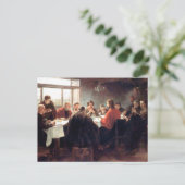 フリッツ・フォン・ウードによる最後の晩餐1886 ポストカード (スタンド正面)