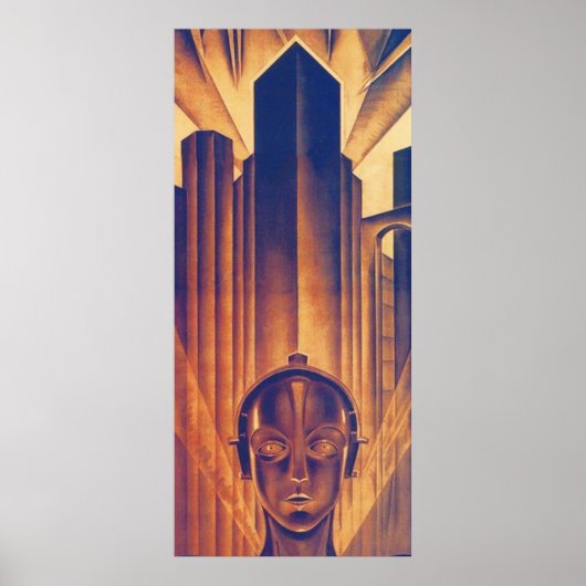 フリッツ・ラングMETROPOLIS 1927SF映画Vi ポスター (正面)