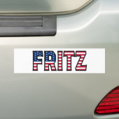 フリッツ 名 前 USA ステッカー シール 車 (車上)