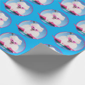 フリッパーのプールサイド犬 ラッピングペーパー (角)