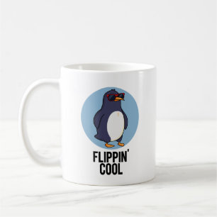 フリッピカッコいいンおもしろいペンギン コーヒーマグカップ