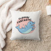 フリッピンファンタスティックおもしろいドルフィンプン クッション (ブランケット)