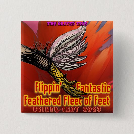 フリッピン'ファンタスティックBrined Trot 2023ボタン 缶バッジ (正面)