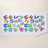 フリッピン・フロッピン ビーチタオル (正面)