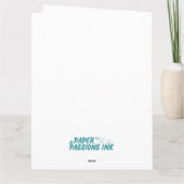 フリップした素晴らし誕生日のパンケーキカードを持つ カード (裏面)