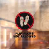 フリップとビーチサンダルは使用カスタム不可 ウィンドウサイン (シート2)