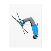 フリップアウト | スキーバックフリップスキーアハガキ