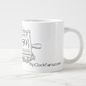 フリップクロックファンコーヒーマグ ジャンボコーヒーマグカップ (右)