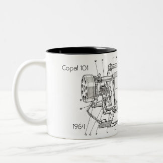 フリップクロックファンコーヒーマグ – 2トーン ツートーンマグカップ