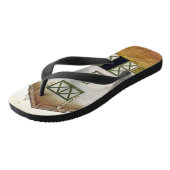 フリップサンダルズサンセットバーンカントリー素朴フィールド ビーチサンダル (アングル)