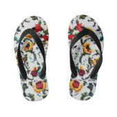 フリップフロッスタイリッシュプのペア:デザインと作成 キッズビーチサンダル (フットベッド)