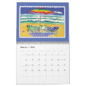 フリップフロップおもしろいカレンダー カレンダー (2月 2026)