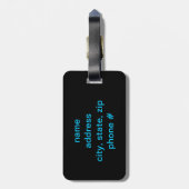フリップフロップおもしろい荷物タグ ラゲッジタグ (裏面縦)