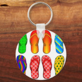 フリップフロップおもしろい キーホルダー (正面)