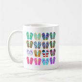 フリップフロップの図表 コーヒーマグカップ (左)